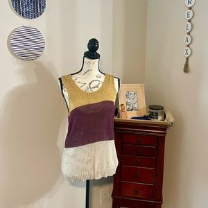 Pieces M color block spring tank